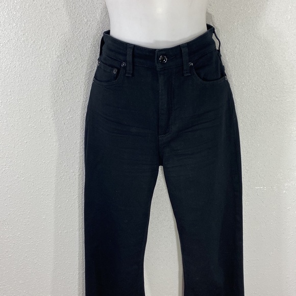 Rag & Bone Black High Waist Flare Jeans 27x30 - Picture 3 of 12